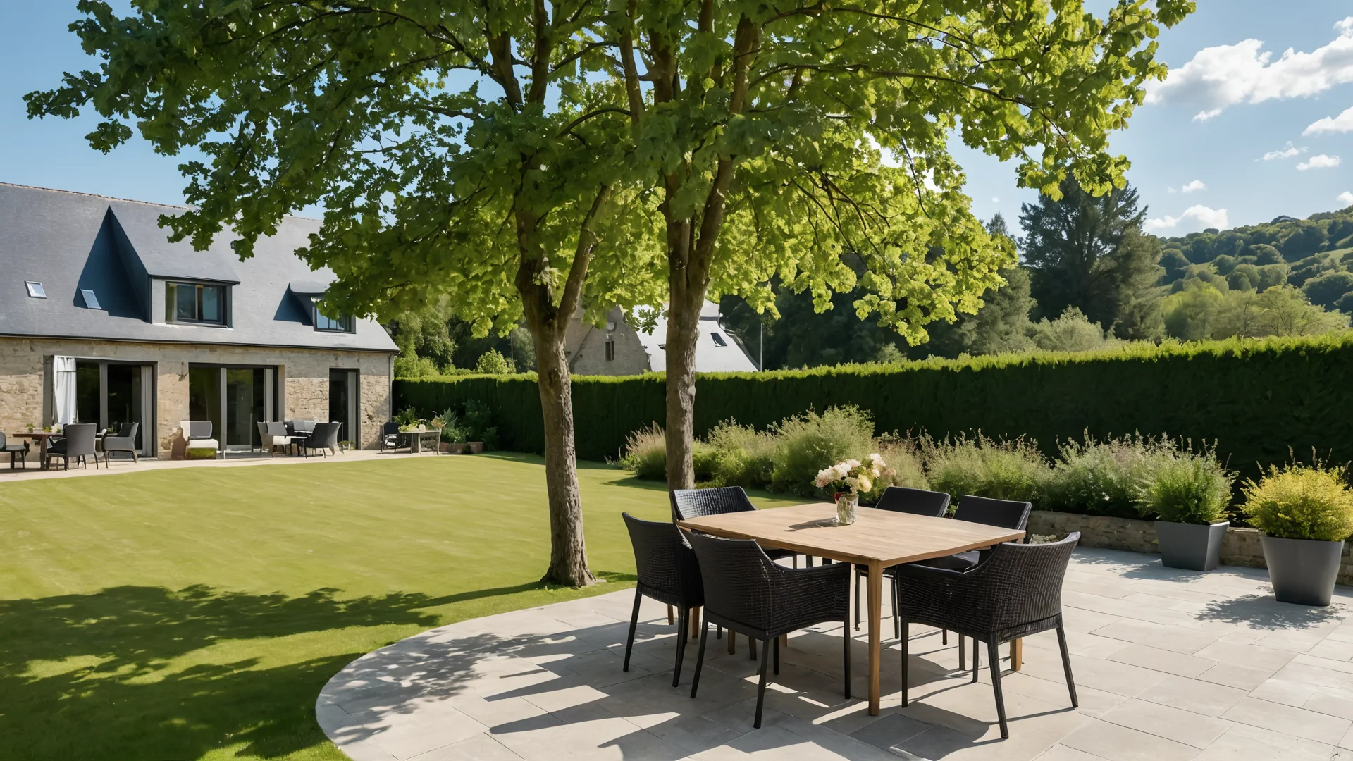 Intérieur de villa moderne et luxueux